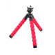 Octopus Mini TriPod Stand Grip Holder Mount Mobile Phones Cameras Holder Gadgets - Red