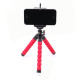 Octopus Mini TriPod Stand Grip Holder Mount Mobile Phones Cameras Holder Gadgets - Red