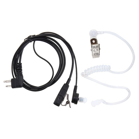 2 PIN Covert Acoustic Tube Earpiece Earphone Earpods for Motorola