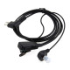 2 PIN Covert Acoustic Tube Earpiece Earphone Earpods for Motorola