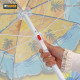 1.8m Beach Parasol Garden Parasol Sunshade for Outdoor Terrace - Palm Trees