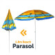 1.8m Beach Parasol Garden Parasol Sunshade for Outdoor Terrace - Palm Trees