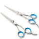 Professional Salon Hairdressing Hair Cutting Thinning Barber Scissors Set with 4 Finger Inserts