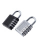 4 Digit Number Combination Padlock Travel Luggage Code Lock - Black