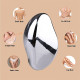 Painless Physical Hair Removal Epilators Crystal Hair Eraser for Body Arm Legs - Electroplating Silver