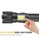 Super Bright 1000LM Torch LED Flashlight USB Rechargeable Tactical Lamp Upgrade with COB 1 battery