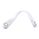 3600mAh Bendable Bladeless Neck Fan Neck Air Conditioner Cooling Wearable Foldable Soft Fan for Outdoor, Camping, Office - White