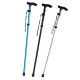 Easy Fold Walking Stick Extendable Walking Cane Walking Aid Sticks for Elderly Men Women - Silver