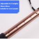 Easy Fold Walking Stick Extendable Walking Cane Walking Aid Sticks for Elderly Men Women - Brown