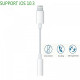 8pin to 3.5mm Female Headphone Jack Adapter for iPhone Compatible with Latest iOS 13