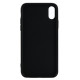 Soft TPU Frosted Case Slim Fit Rubber Silicone Full Protective Phone Case Cover for iPhone X/XS - Black