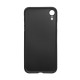 PC Frosted Grind Ultra Thin Hard Case Back Cover Shell for iPhone XR - Black