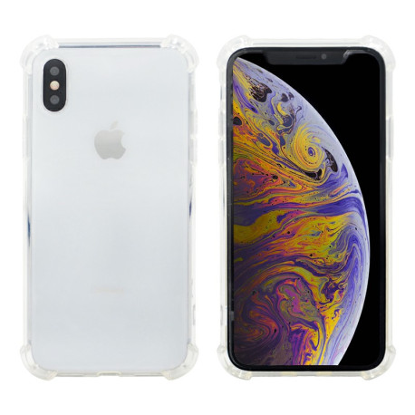 Transparent Thin TPU Rubber Soft Skin Silicone Protective Case Phone Cover for iPhone X/XS-Clear