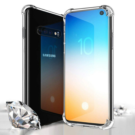 Clear TPU Back Case Soft Skin Silicone Protective Phone Case Transparent Cover for Samsung Galaxy S10