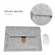 13 Inch MacBook Pro/iPad Sleeve Felt Laptop Protective Case - Grey