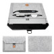 13 Inch MacBook Pro/iPad Sleeve Felt Laptop Protective Case - Grey