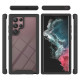 360 Full Body Slim Armor Case with Front Frame for Samsung Galaxy S22 Ultra - Black