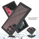 360 Full Body Slim Armor Case with Front Frame for Samsung Galaxy S22 Ultra - Black