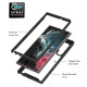 360 Full Body Slim Armor Case with Front Frame for Samsung Galaxy S22 Ultra - Black