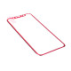 iPhone X/XS/11 Pro 3D Tempered Glass Metal Edge to Edge Screen Protector - Red