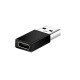 USB C Female to USB 3.0 Male Adapter Type C 3.1 to USB 3.0 A Support Data Sync and Charging - Black