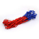 1 pcs Durable Nylon Basketball Goal Hoop Net Netting - Red/White/Blue