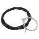 Bicycle Complete Front and Rear Inner Outer Gear Brake Wire Cable Kit - Black