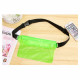 Large Waterproof Dry Pouch Bag Case with Waist Strap for Sports Swimming Beach - Green