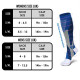 One Pairs Compression Socks Sports Calf Shin Leg Socks for Running Unisex, Black S/M