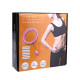 24 Knots Weighted Hula Hoop Adult Smart Hoola for Waist Fitness - Blue