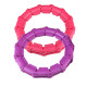 28 Knots Weighted Hula Hoop Adult Smart Hoola for Waist Fitness - Purple