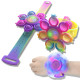 Luminous Hand Spinner Stress Relief Rotating Bubble Bracelet Xmas Gifts - Purple + Blue