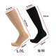 Unisex Anti-Fatigue Sport Compression Socks Varicose Vein Stocking One Pair - Black S/M