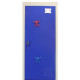 Metal Storage Lockers - Two Doors, Flatpacked, Blue