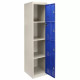 Metal Storage Lockers - Four Doors, Flatpacked, Blue