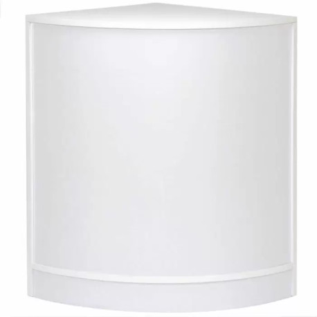 CM60 Retail Corner Counter - Brilliant White