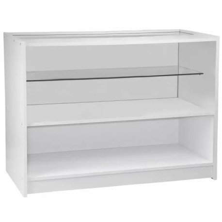 C1200 Retail Shop Counter - Brilliant White