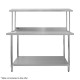 Kukoo Single Tier Steel Over-Shelf 1500mm