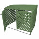 Sage Green Double Wheelie Bin Storage