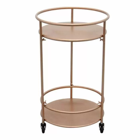 Rose Gold Drinks Trolley Bar Cart - Small