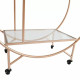 Rose Gold Drinks Trolley Bar Cart - Large