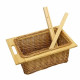 2 x Pull Out Wicker Kitchen Baskets 400mm