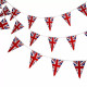 Cast Iron Chimenea &amp; Union Jack Bunting