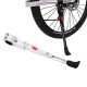 Adjustable Bike Bicycle Cycle Heavy Duty Prop Side Rear Kick Stand - White