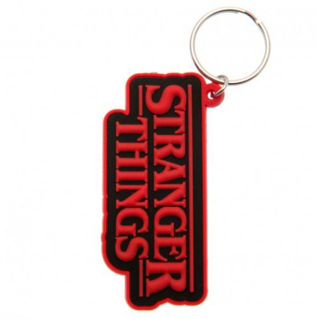 Stranger Things Logo PVC Keyring