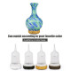 Aroma Atomiser - Glass Vase Blue and Green UK Plug