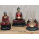 Antique Buddha - Devotee Candle Holder