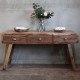 Console Table - Recycled Wood - 150x50x80cm