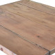 Square Folding Coffee Table - 50cm - Recycled Wood