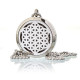 Aromatherapy Diffuser Necklace - Flower  of Life 30mm